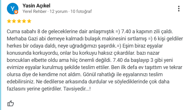 İzmir Evden Eve Nakliyat Yorumları, İzmir Evden Eve Nakliyat Firmaları