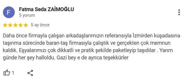 İzmir Evden Eve Nakliyat Yorumları, İzmir Evden Eve Nakliyat Firmaları