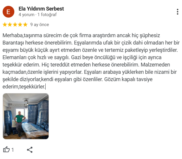 İzmir Evden Eve Nakliyat Yorumları, İzmir Evden Eve Nakliyat Firmaları